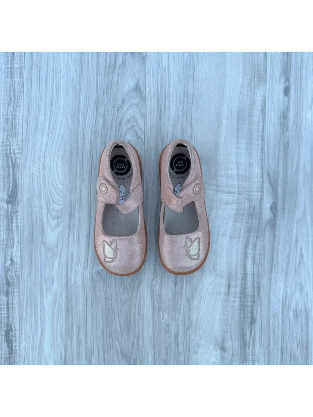 Livie & Luca PIO PIO Leather Mary Jane Flat Shoes
